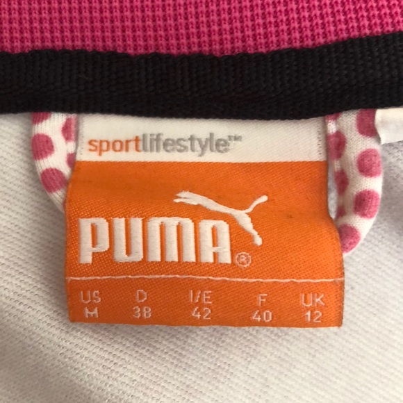 Puma Tennis or Golf Sports Track Jacket - Zipper Up MED EUC SOFT - Picture 6 of 7